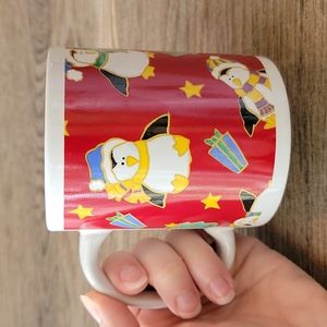 MerryBrite Christmas Penguin mug